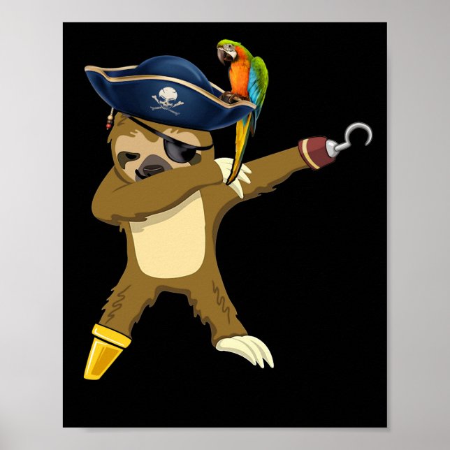 Poster Dabbing Slot Pirate Dab Dancing (Devant)