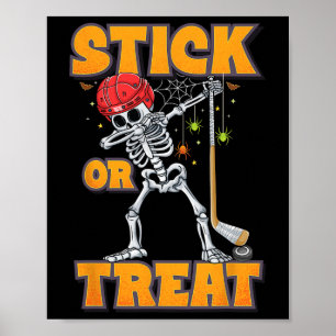 Poster Dabeton Joueur de hockey sur glace Halloween Costu