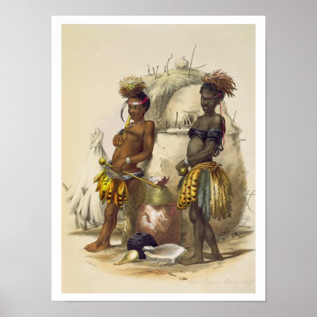 Poster Dabiyaki et Upapazi, Zulu Boys en Dancing, (Devant)