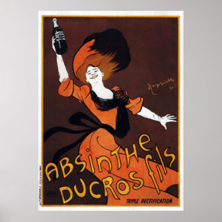 Poster d'Absinthe Ducros