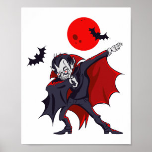 Poster Dabula Vampire Comte D'Halloween Dabula Gif