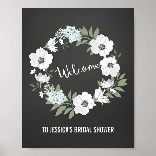 Poster d'accueil Fleurs Wreath (Devant)