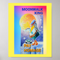 Poster d'accueil Penguin Moonwalk