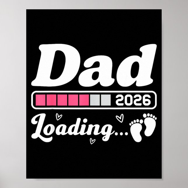 Poster Dad To Be 2026 Loading Nk Pregnancy Reveal New Dad (Devant)