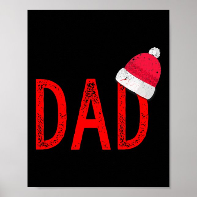 Poster Dad - Xmas Pjs - Christmas Pajamas And Xmas Pj Fam (Devant)