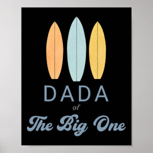 Poster Dada The Big One Surf 1er Anniversaire Famille Ass