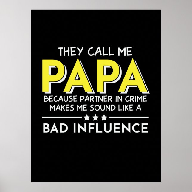 Poster Daddy Don Ils M'Appelent Papas (Devant)