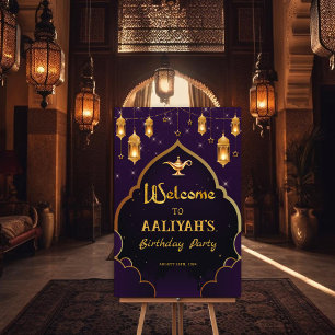 Poster d'Affiche de bienvenue arabe des nuits arab