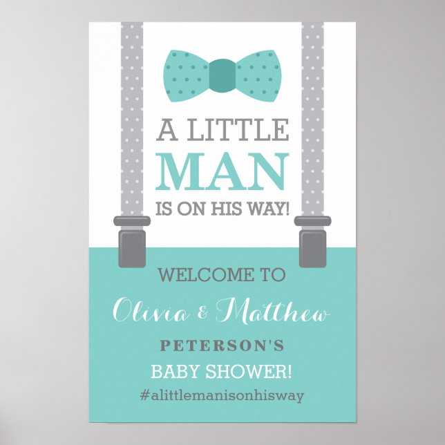 Poster d'Affiche de bienvenue Little Man, Baby sho (Devant)