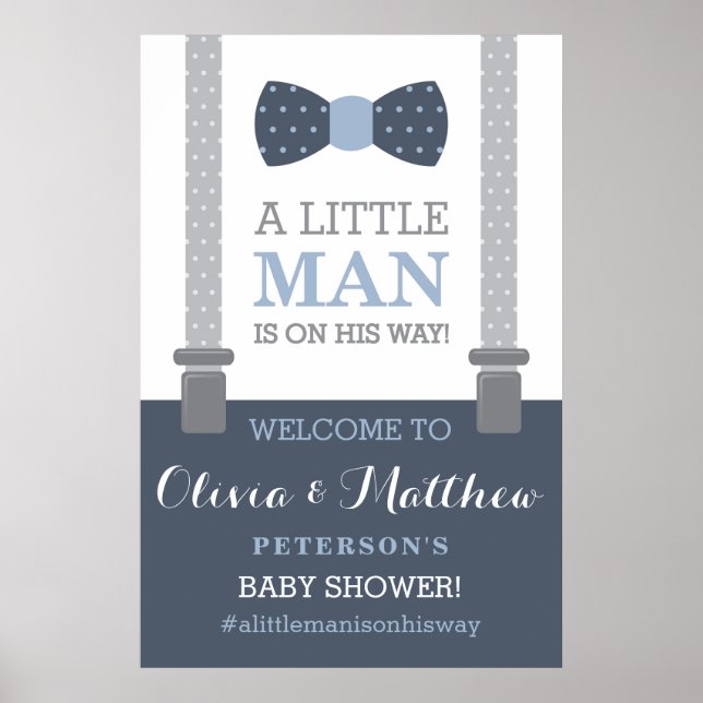 Poster d'Affiche de bienvenue Little Man, Baby sho (Devant)