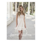 Poster d'Affiche de bienvenue sweet sixteen avec p