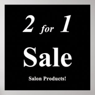 Poster d'affiche de vente de produit Matte
