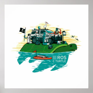 Poster d'affiche du ROS CTurtle