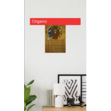 Poster d'Affirmation Crystal Element Compass