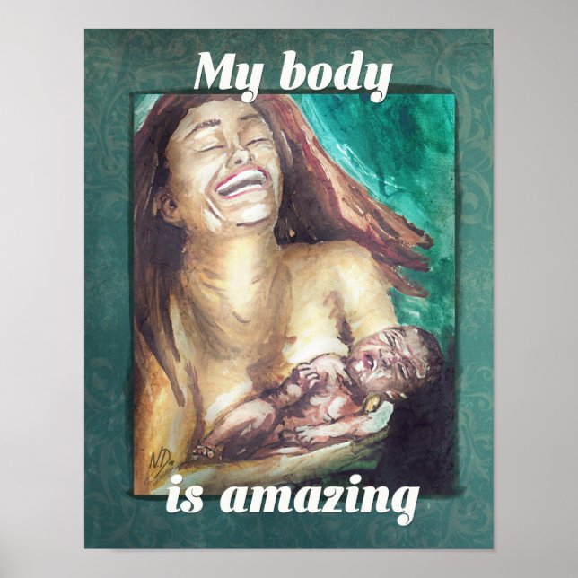 Poster d'affirmation de naissance "Extraordinaire  (Devant)