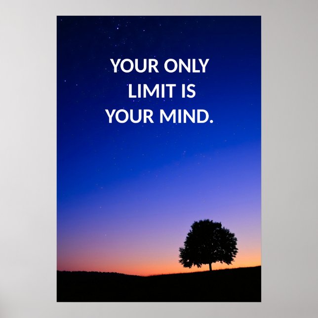 Poster d'affirmation positive (Devant)