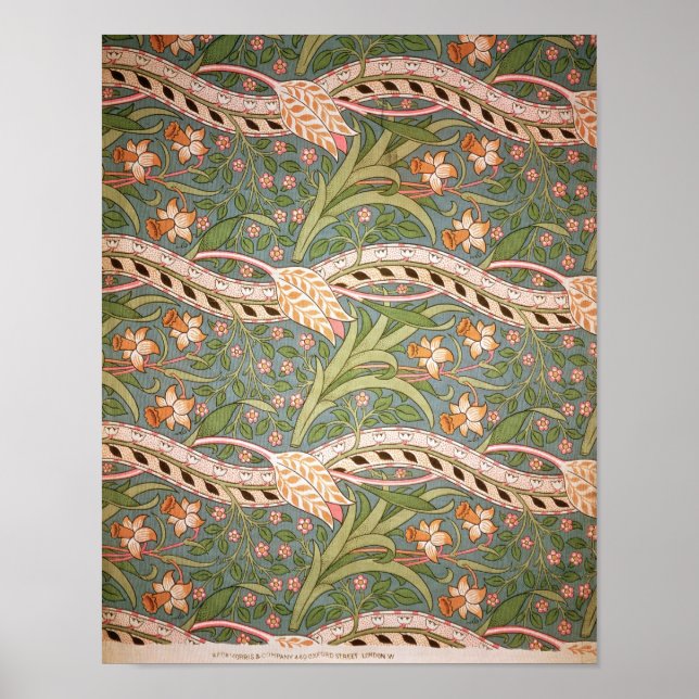 Poster Daffodil Chintz', 1875 (Devant)