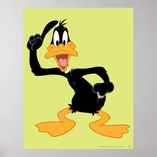 Poster DAFFY DUCK™ avec une excellente idée