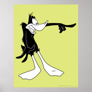 Poster DAFFY DUCK™ Choqué et Pointing