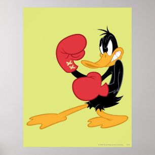 Poster DAFFY DUCK™ le Boxeur