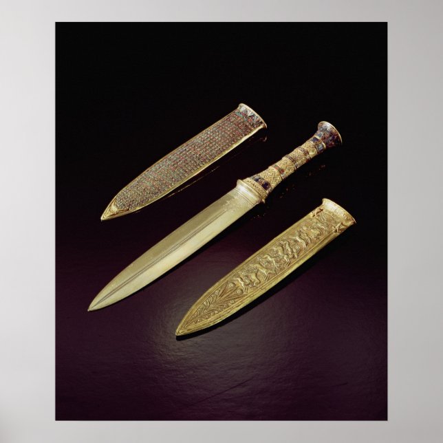 Poster Dagger or et gaine (Devant)