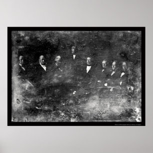 Poster Daguerréotype 1849 de Cabinet de Zachary Taylor