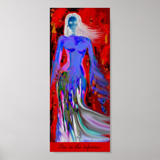 Poster Dahla se sent bleu