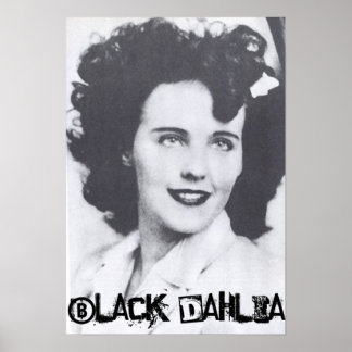 Poster Dahlia noire