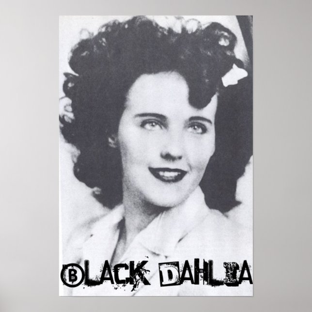 Poster Dahlia noire (Devant)