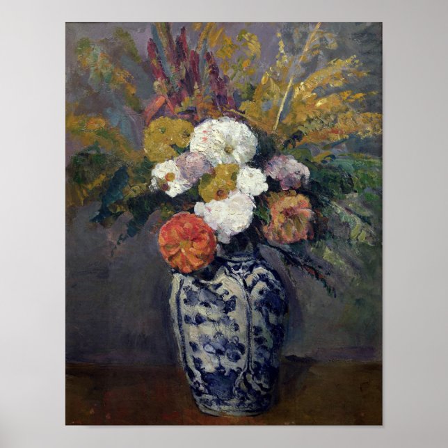 Poster Dahlias, c.1873 (Devant)