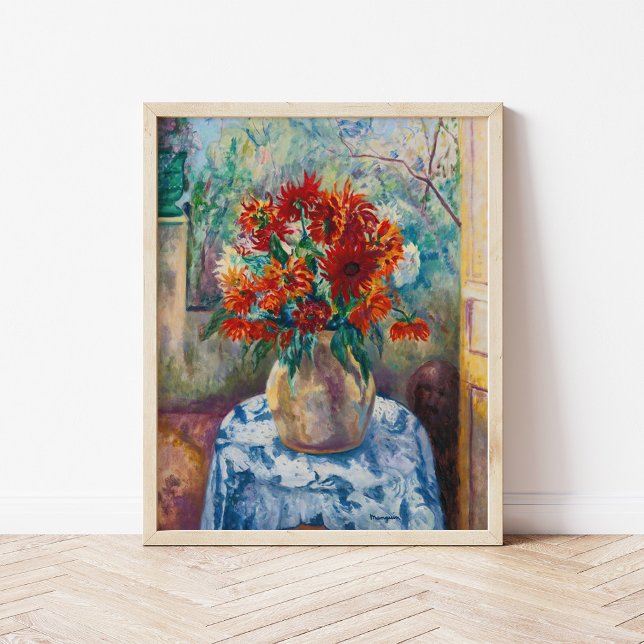 Poster Dahlias, Saint-Tropez | Henri Manguin (Créateur téléchargé)