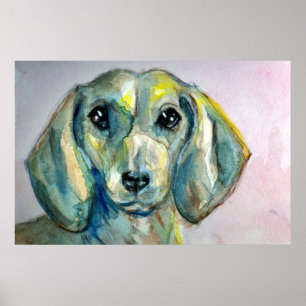 Poster Dainty Dachshund
