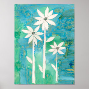 Poster Dainty Daisies II