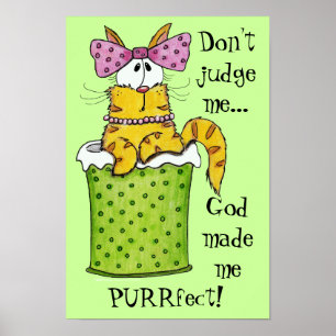 Poster Dainty Garbage Kitty