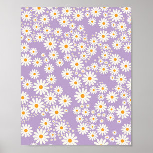 Poster Daisy Garden 05 Purple
