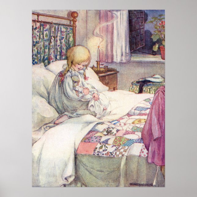 Poster Daisy My Dolly par Anne Anderson (Devant)
