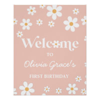 Daisy Retro Rose premier anniversaire Bienvenue