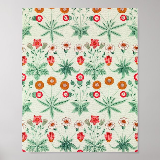 Poster Daisy, William Morris (Devant)