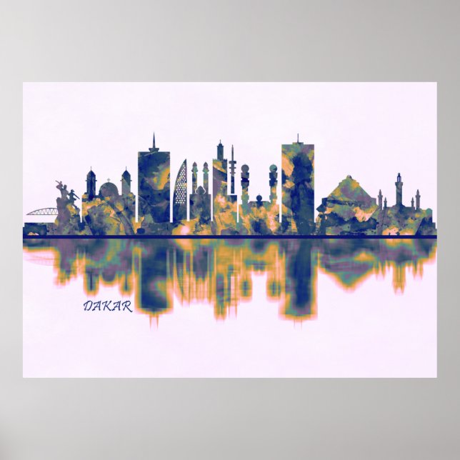Poster Dakar Skyline (Devant)