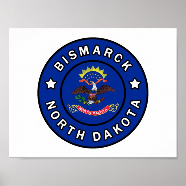 Poster Dakota de Bismarck (Devant)