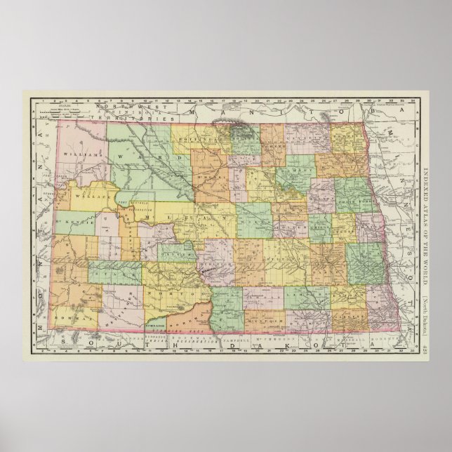 Poster Dakota du Nord (Devant)