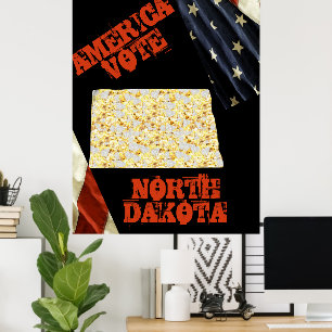 POSTER DAKOTA DU NORD