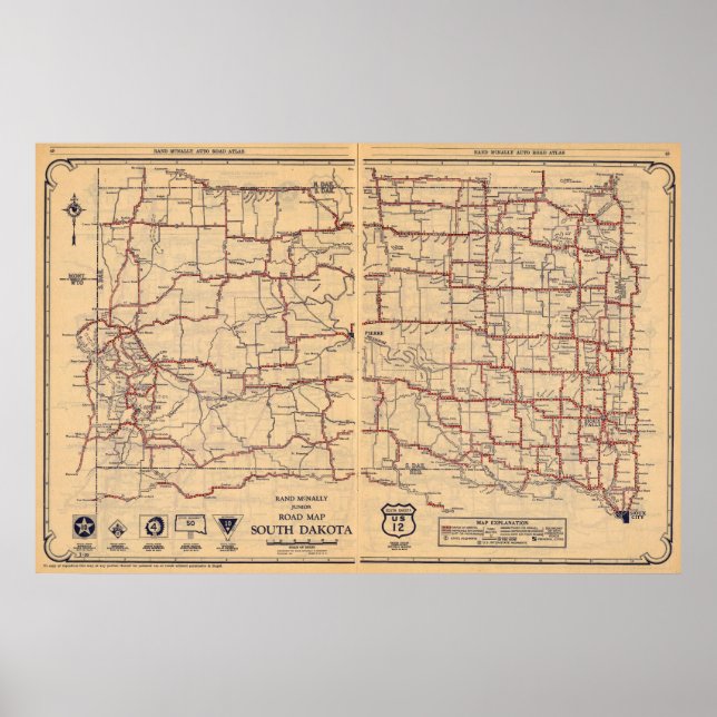 Poster Dakota du Sud (Devant)