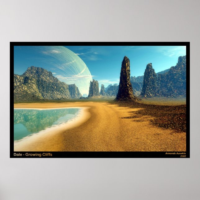 Poster Dale - Falaises en croissance (Devant)