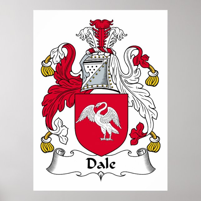 Poster Dale Family Crest (Devant)