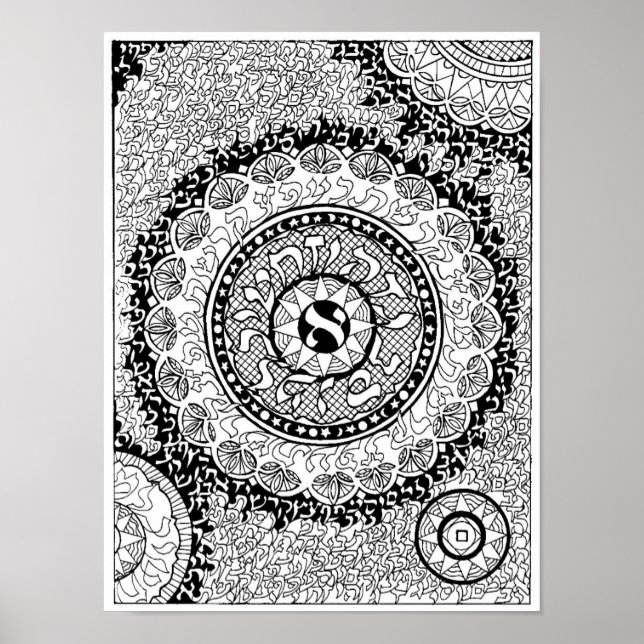 Poster D'Aleph à Tav (Devant)