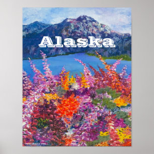 Poster d'algue de l'Alaska