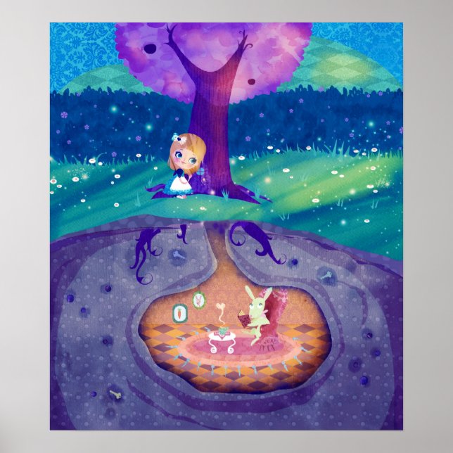 Poster d'Alice au pays des merveilles (Devant)