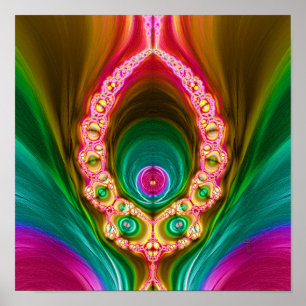 Poster d'Alien transcendant V3 (12 po x 12 po)