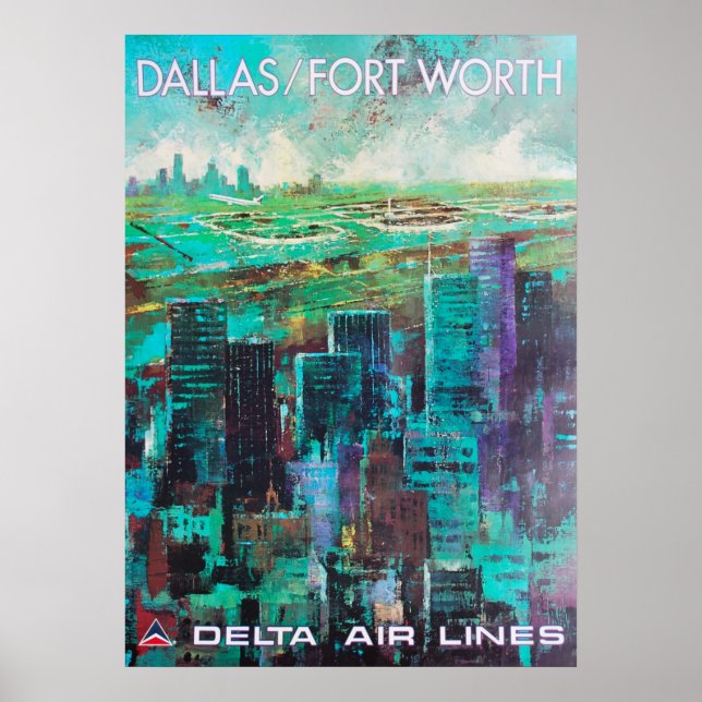 POSTER DALLAS FORT WORT (Devant)